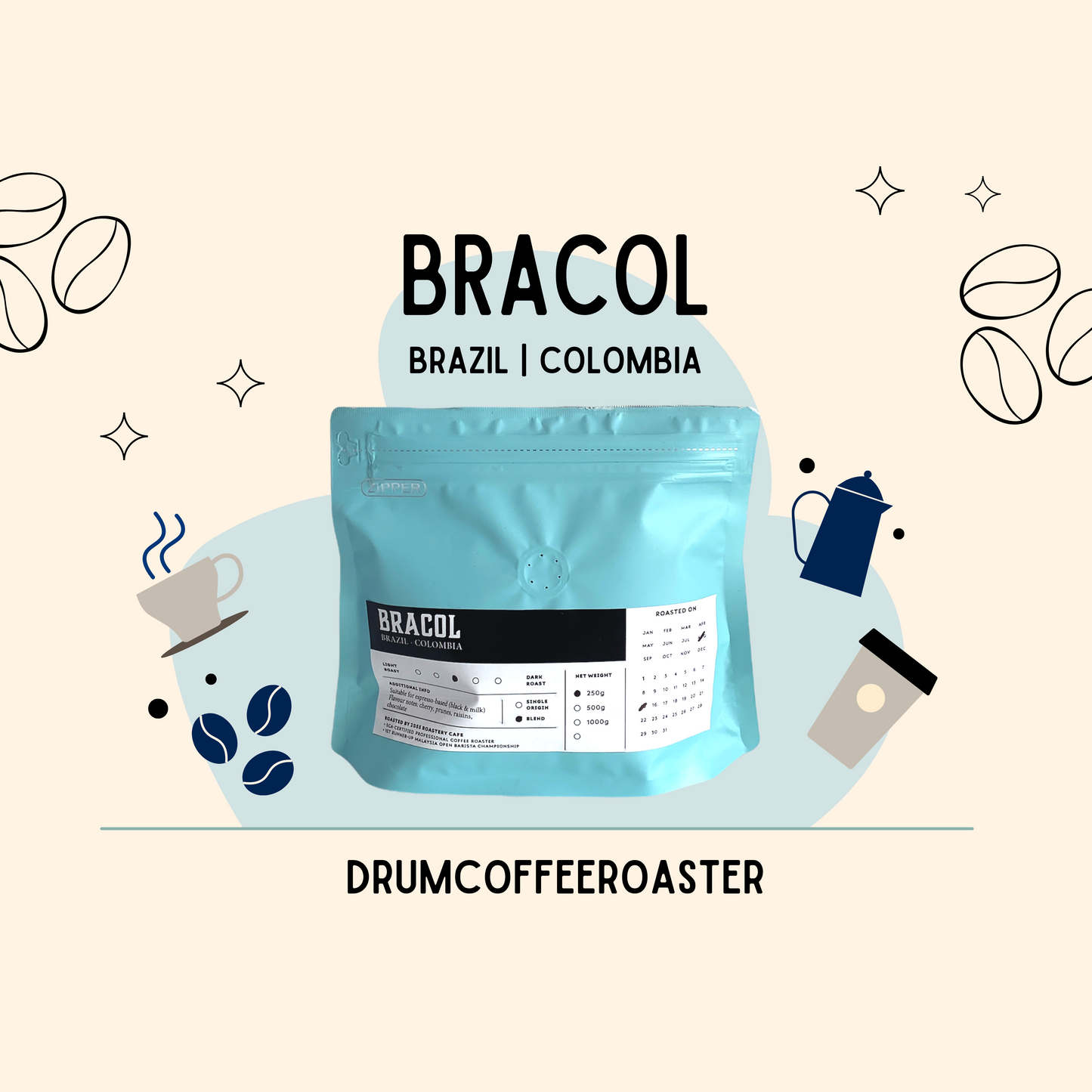 Blend Coffee Subscription by Drum Coffee Roaster